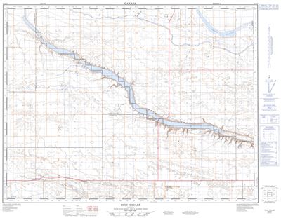 082H09 - CHIN COULEE - Topographic Map