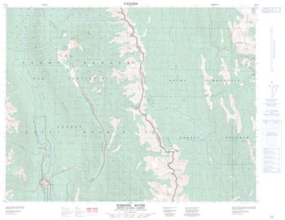 082J02 - FORDING RIVER - Topographic Map