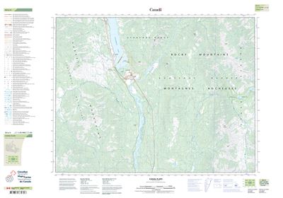 082J04 - CANAL FLATS - Topographic Map