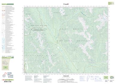 082J12 - TANGLE PEAK - Topographic Map