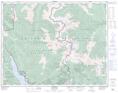 082K03 - ROSEBERRY - Topographic Map