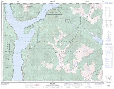 082K12 - BEATON - Topographic Map