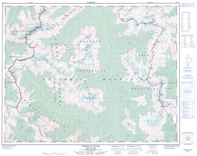082K14 - WESTFALL RIVER - Topographic Map