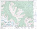 082K15 - BUGABOO CREEK - Topographic Map