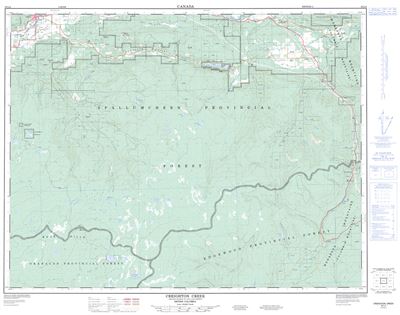 082L02 - CREIGHTON CREEK - Topographic Map