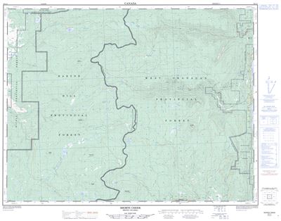 082L04 - SHORTS CREEK - Topographic Map