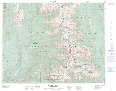 082L09 - GATES CREEK - Topographic Map