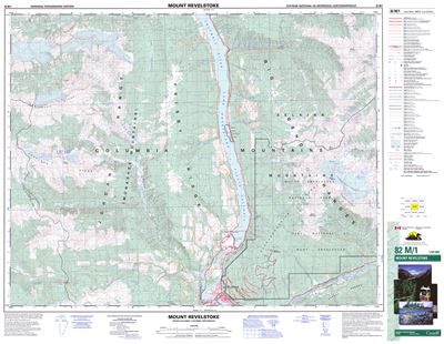 082M01 - MOUNT REVELSTOKE - Topographic Map