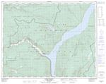 082M04 - ADAMS PLATEAU - Topographic Map