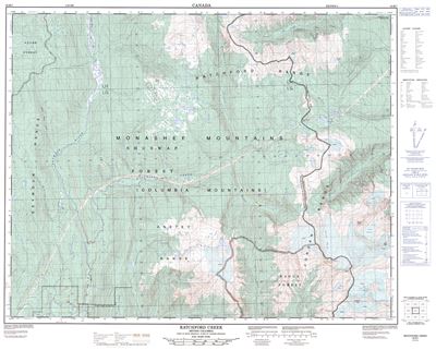 082M07 - RATCHFORD CREEK - Topographic Map