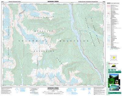 082M10 - HOSKINS CREEK - Topographic Map