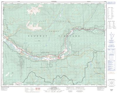 082M12 - VAVENBY - Topographic Map
