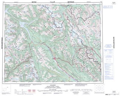 082N - GOLDEN - Topographic Map