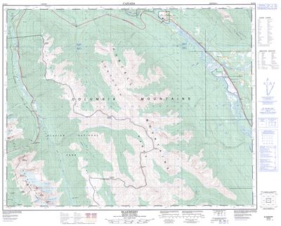 082N06 - BLAEBERRY - Topographic Map