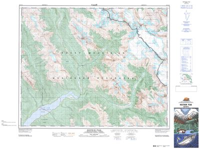 082N14 - ROSTRUM PEAK - Topographic Map