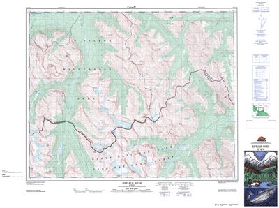 082N16 - SIFFLEUR RIVER - Topographic Map