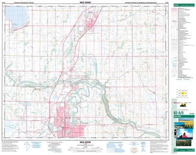 083A05 - RED DEER - Topographic Map