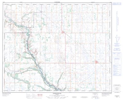 083A09 - FORESTBURG - Topographic Map