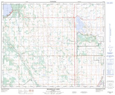 083A13 - BEARHILLS LAKE - Topographic Map