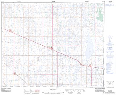 083A16 - DAYSLAND - Topographic Map