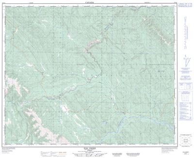 083B04 - ELK CREEK - Topographic Map