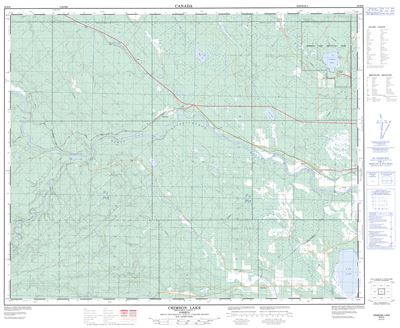 083B06 - CRIMSON LAKE - Topographic Map