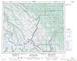 083C - BRAZEAU LAKE - Topographic Map