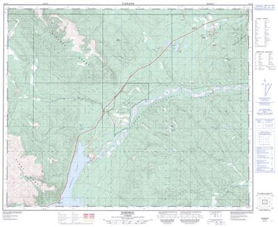 083C08 - NORDEGG - Topographic Map