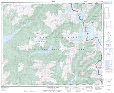 083D05 - ANGUS HORNE LAKE - Topographic Map