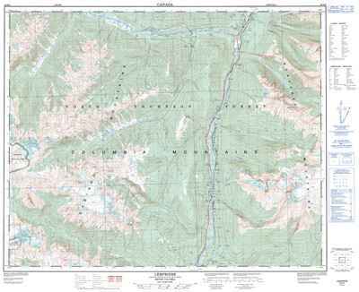 083D06 - LEMPRIERE - Topographic Map