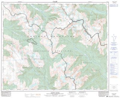 083D12 - AZURE RIVER - Topographic Map