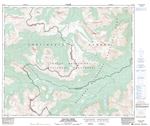 083E12 - PAULINE CREEK - Topographic Map