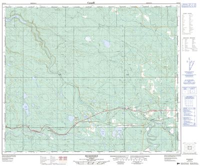 083F10 - BICKERDIKE - Topographic Map