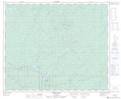 083F12 - GREGG LAKE - Topographic Map
