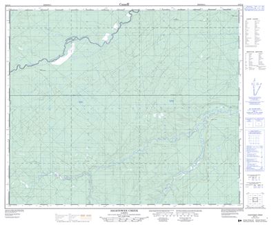 083F13 - HIGHTOWER CREEK - Topographic Map