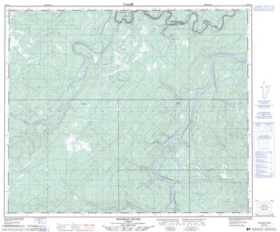 083F14 - WILDHAY RIVER - Topographic Map