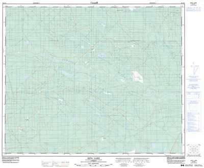083G04 - ZETA LAKE - Topographic Map