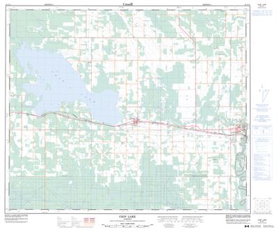 083G11 - CHIP LAKE - Topographic Map