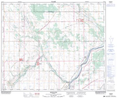 083H14 - REDWATER - Topographic Map