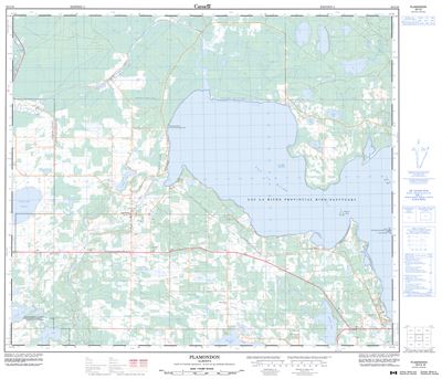 083I16 - PLAMONDON - Topographic Map
