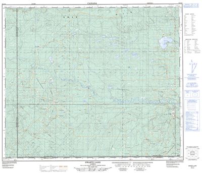 083J12 - SWARTZ LAKE - Topographic Map