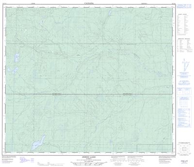 083J15 - JESSIE LAKE - Topographic Map