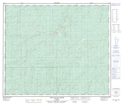 083K05 - DEEP VALLEY CREEK - Topographic Map