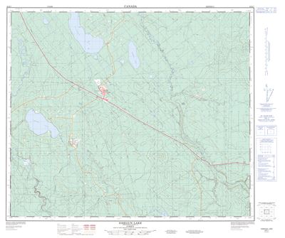 083K07 - IOSEGUN LAKE - Topographic Map