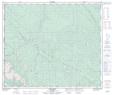 083L05 - TWO LAKES - Topographic Map