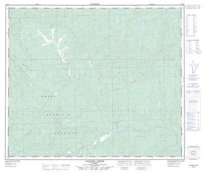 083L06 - CHICKEN CREEK - Topographic Map