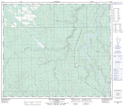 083L15 - BIG MOUNTAIN CREEK - Topographic Map