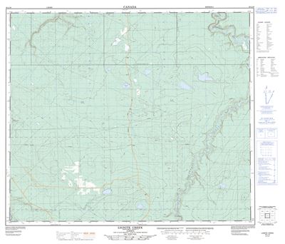 083L16 - LIGNITE CREEK - Topographic Map