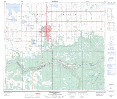 083M02 - GRANDE PRAIRIE - Topographic Map