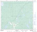 083N16 - PENTLAND LAKE - Topographic Map